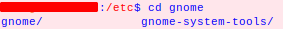 /etc/ 文件夹下的 Gnome 文件夹