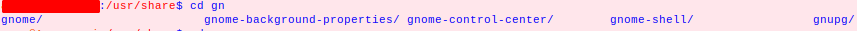 /usr/share/ 文件夹下的 Gnome 文件夹